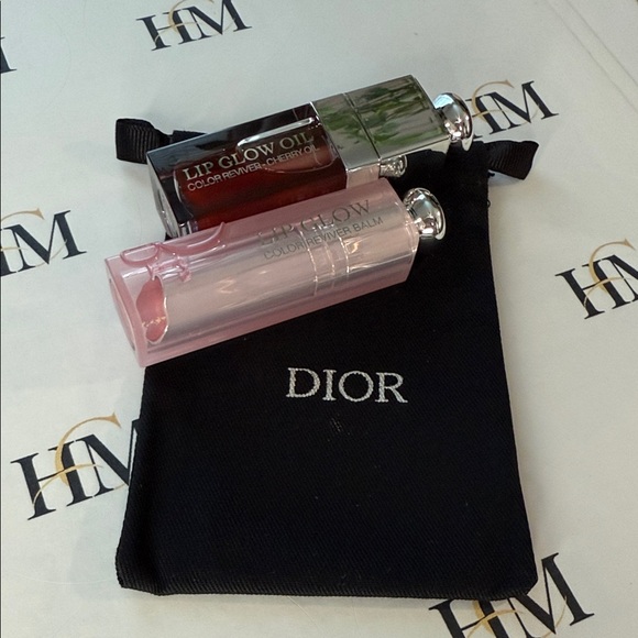 Dior Lip Glow Oil & Color Reviver Balm Setbrand new in Dust Bag!